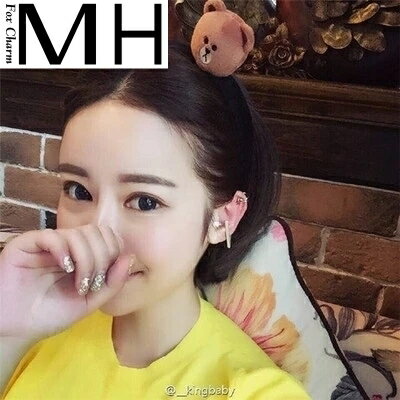 發箍女洗臉敷面膜 壓發 韓版網紅防滑抖音同款可愛小熊卡通頭箍