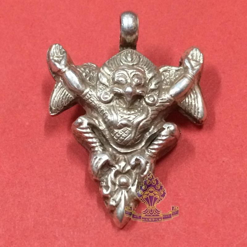 藏傳佛教用品 尼泊爾進口925純銀 大鵬金翅鳥吊墜 佛珠吊墜 辟邪1入