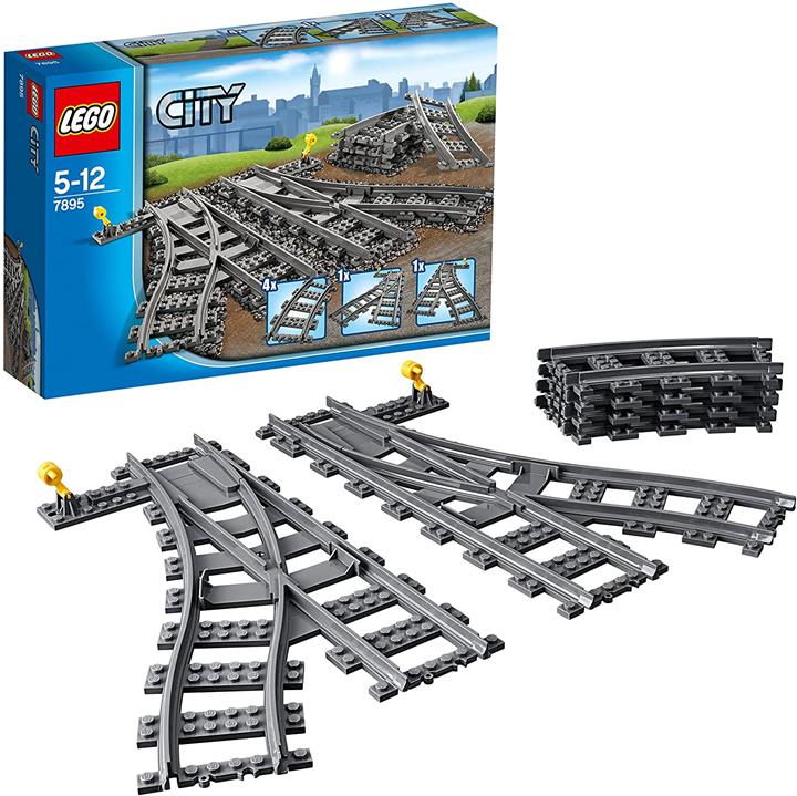 LEGO 樂高 城市系列 變換鐵軌 7895