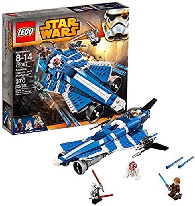 【折300+10%回饋】LEGO star wars Anakin's Custom Jedi Starfighter 樂高星球大戰安娜金自訂絕地武士 75087 [平行進口商品]