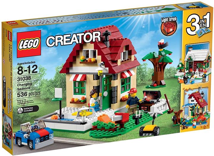 【折300+10%回饋】LEGO 樂高 Creator創意百變系列 四季變換小屋 31038