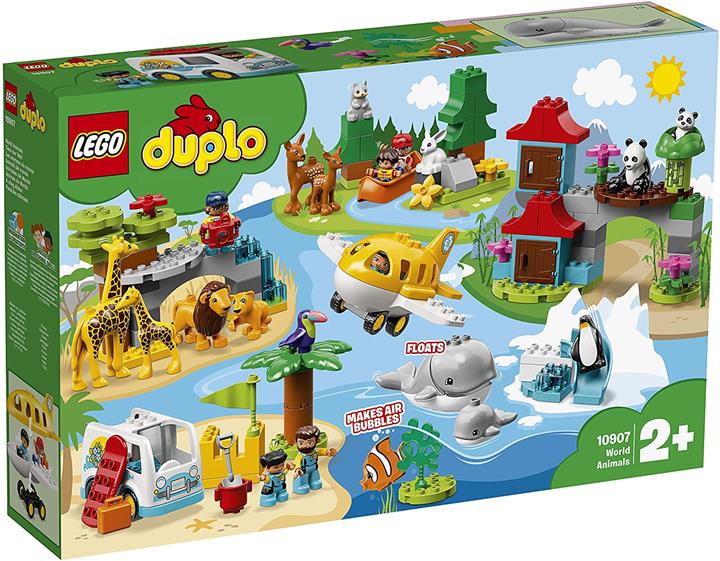 【折300+10%回饋】LEGO 樂高 Duplo 得寶系列 世界中的動物系列 世界第一周探險 10907 益智玩具 積木玩具 女孩 男孩