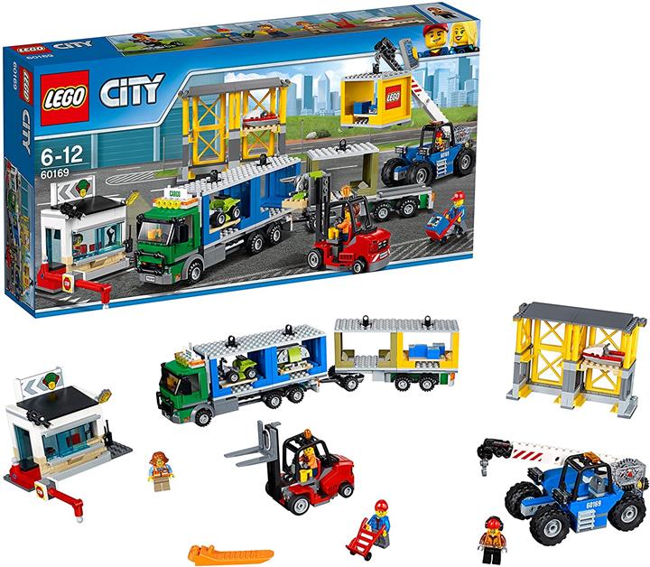 【折300+10%回饋】LEGO 樂高 城市系列 樂高(R)城市配送中心和集裝箱卡車 60169