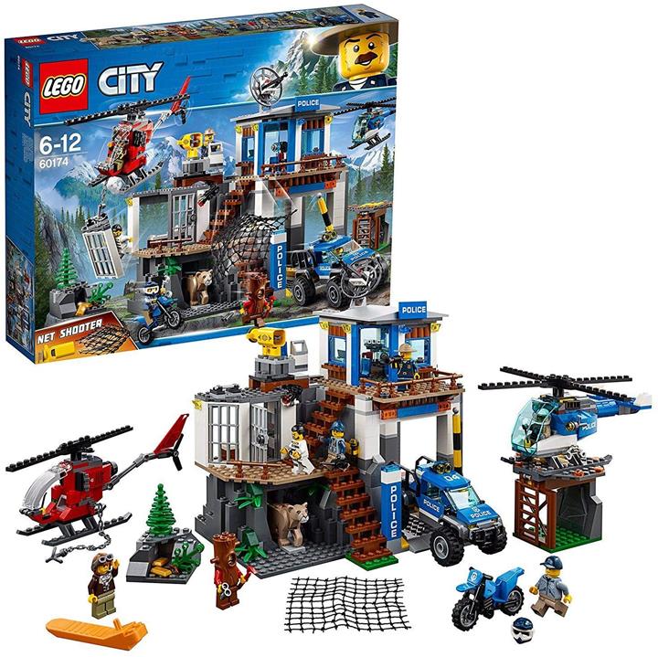 【折300+10%回饋】LEGO 樂高 城市系列 山員警指令基地 60174 積木玩具