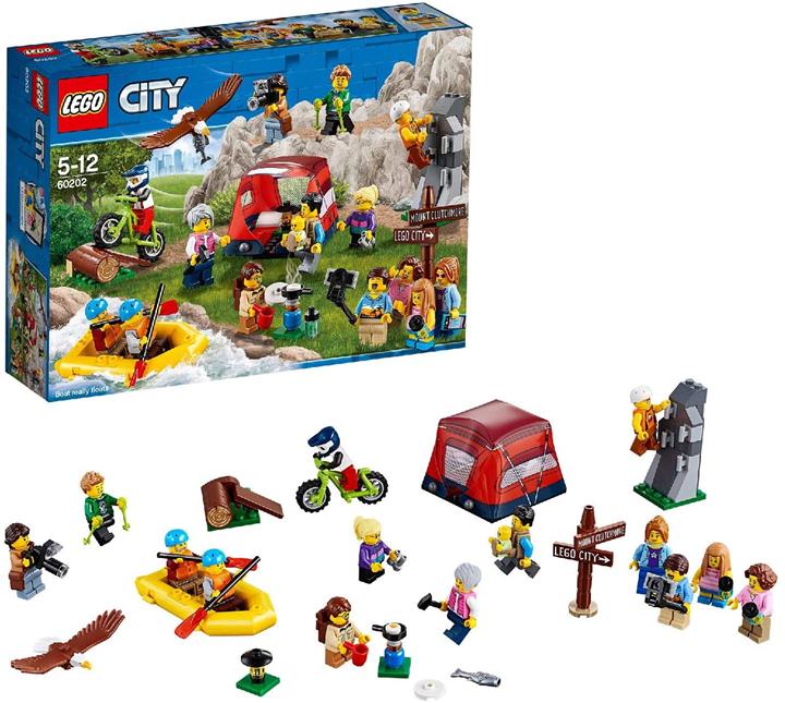 【折300+10%回饋】LEGO 樂高 城市系列 樂高(R)城市戶外 60202 積木玩具 男孩 露營