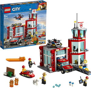 LEGO 樂高 城市系列 消防局 60215 積木玩具 男孩 車