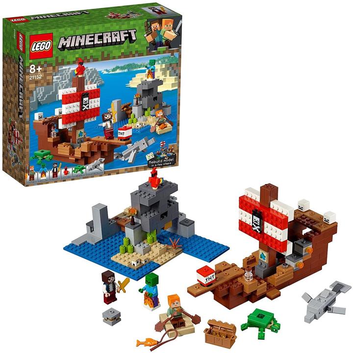 LEGO 樂高 我的世界 海盜船冒險 21152 積木玩具 男孩