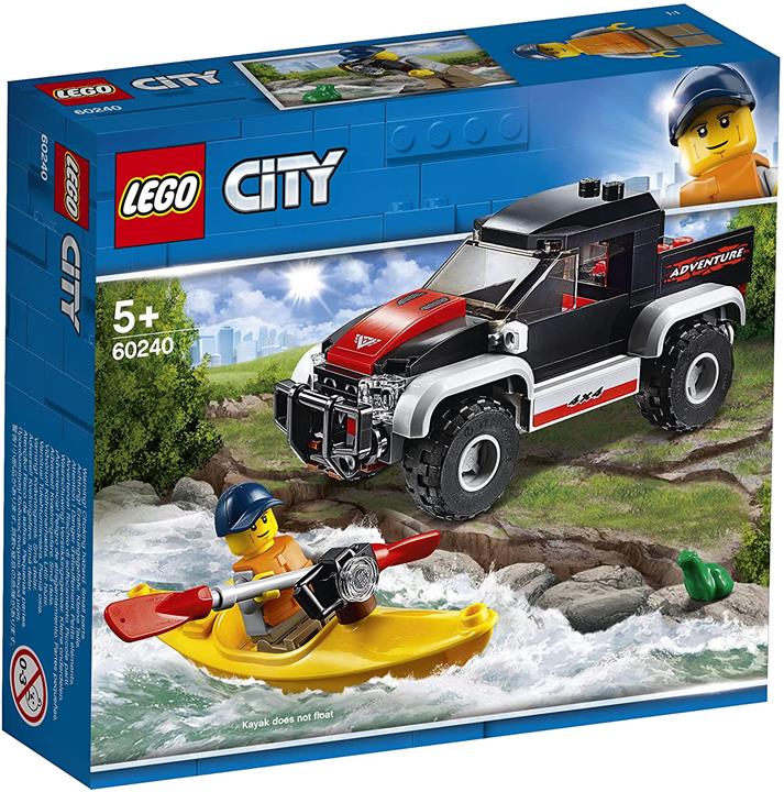 LEGO 樂高 城市系列 皮划艇和越野車 60240 積木玩具 男孩 車