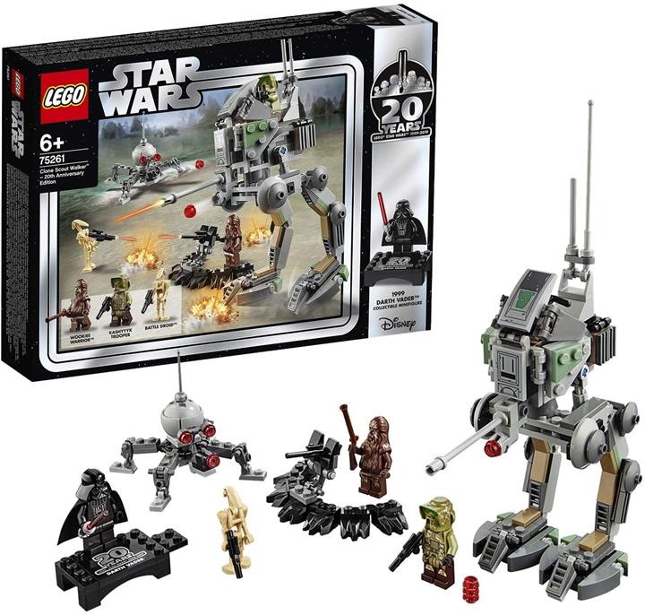 【折300+10%回饋】LEGO 樂高 星球大戰 克隆·史克特·沃克(TM) 20周年紀念款 75261 積木玩具 男孩