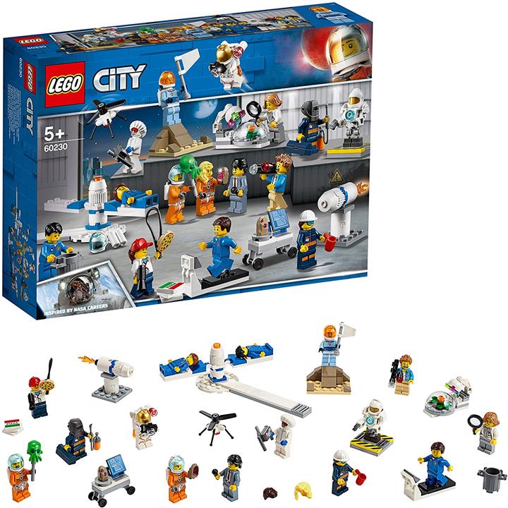 LEGO 樂高 城市系列 迷你小人仔套裝 宇宙探險隊和開發者 60230 積木玩具 男孩