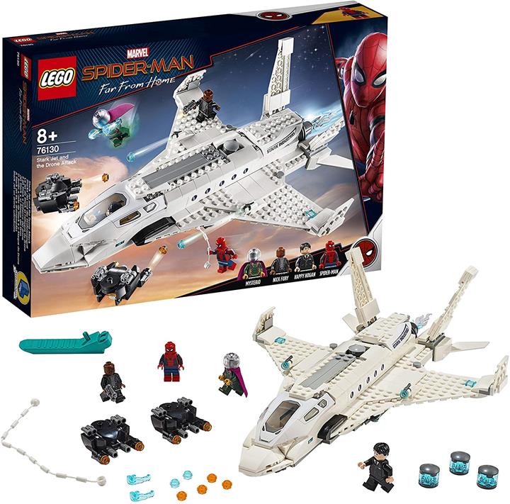 【折300+10%回饋】LEGO 樂高 超級英雄系列 星球大戰噴氣與無人機攻擊 76130 漫威 積木玩具 男孩