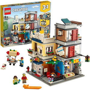【折300+10%回饋】LEGO 樂高 創意系列 城市系列 寵物店和咖啡館 31097 積木玩具 女孩 男孩