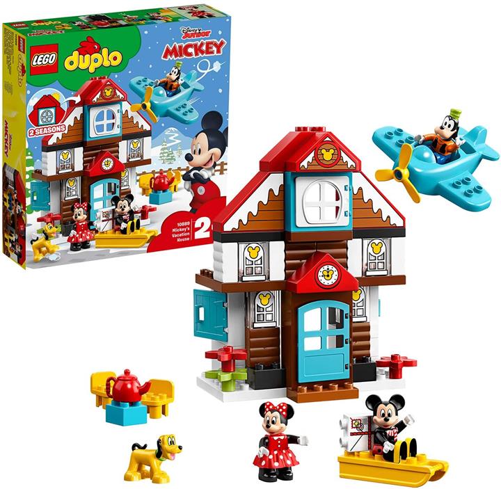 【折300+10%回饋】LEGO 樂高 Duplo 米奇和米妮的假日屋 10889 積木顆粒玩具 女孩