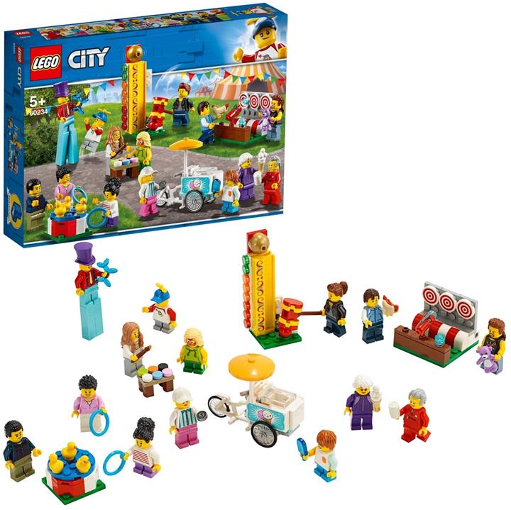 LEGO 樂高 城市系列 迷你小人仔套裝 快樂節日 60234 積木玩具 男孩 車