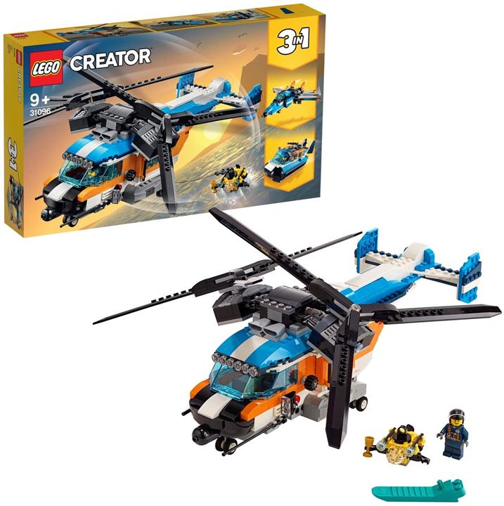 【折300+10%回饋】LEGO 樂高 Creator 雙轉子直升機 31096 積木玩具 女孩 男孩