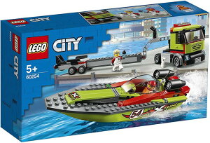 LEGO 樂高 城市系列 賽車船運輸車 60254