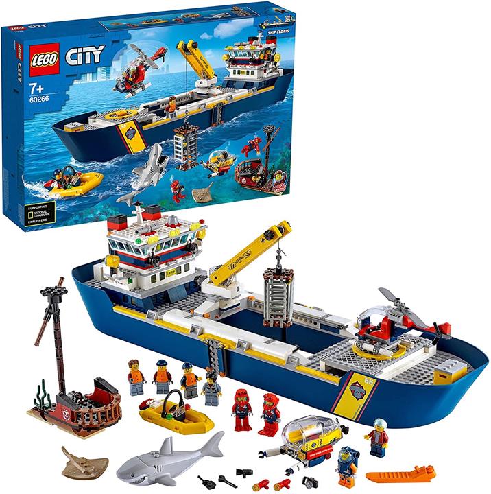 【折300+10%回饋】LEGO 樂高 城市系列 海洋探險隊 海底探險船 60266