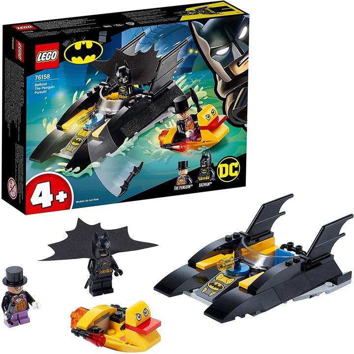 LEGO 樂高 超級英雄系列 在蝙蝠船上的企鵝追蹤 76158