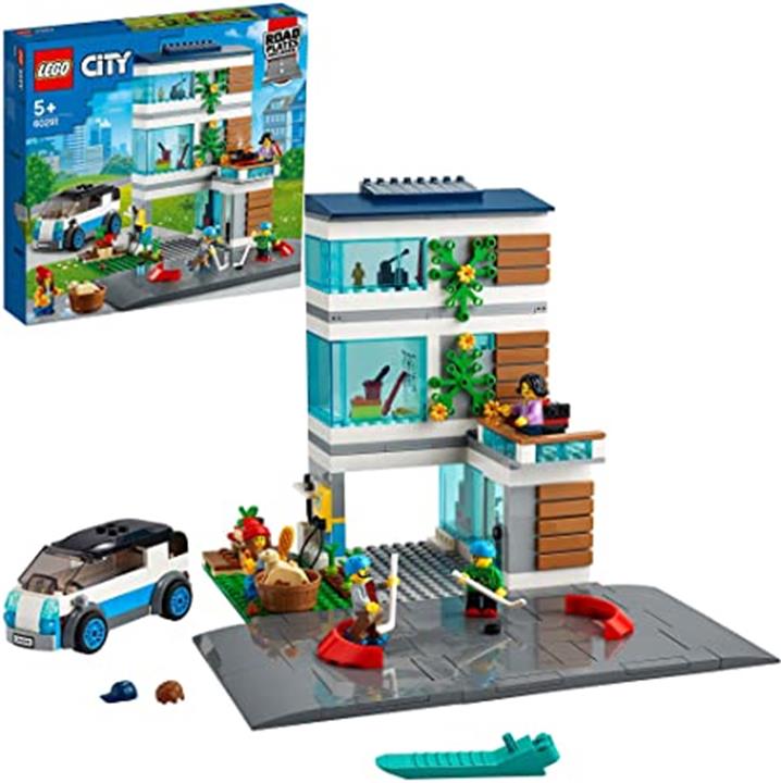 LEGO 樂高 城市系列 現代之屋 帶公路車牌 60291
