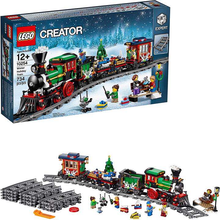 【折300+10%回饋】LEGO 樂高 創作者專家冬季假期火車10254聖誕火車套裝（734件）