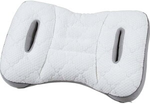 【日本代購】Iris Plaza 枕頭 帶耳墊 8處高度調節 多功能貼合枕頭 59×40釐米 抗熱性 防悶熱 白色/灰色