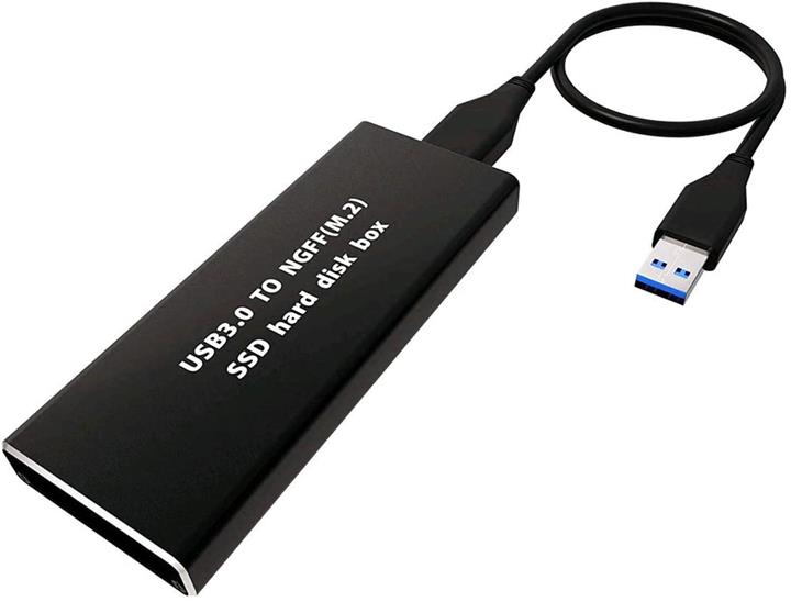 【日本代購】M.2 to USB外殼,便攜M.2 SSD 讀卡器,M2 SSD適配器 支持USB 3.0 UASP to NGFF