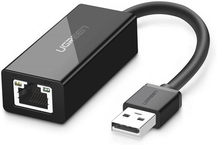【日本代購】UGREEN LAN 適配器 USB To RJ45 100/10Mbps 高速有線 適用於SwitchWii Macbook