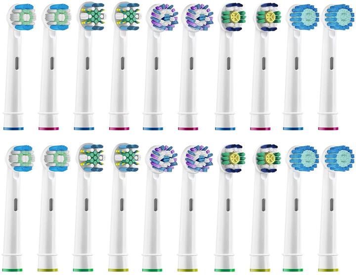 【日本代購】Braun Oral B電動牙刷替換刷 相容20件 EB17 EB18 EB20 EB25 EB50