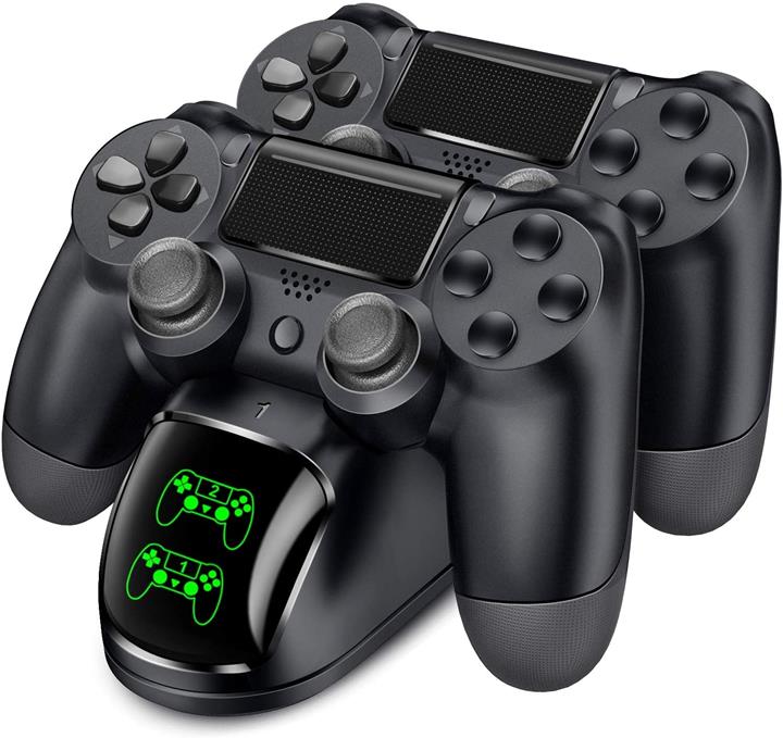 【日本代購】PS4 控制器 充電器 BEBONCOOL PS4 充電 支架 PS4 Pro/PS4 Slim 充電器 PS4 控制器 黑