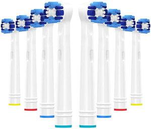 【日本代購】VINFANY 電動牙刷 適用於 OralB 替換刷頭 基本刷頭 4個×2套=8支 替換刷頭