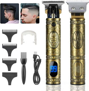 【日本代購】電動理髮器 剪髮器 男士 USB充電式 散髮用 防水 人氣 附帶修剪器 1 2 3mm 低噪音 可水洗 兒童用