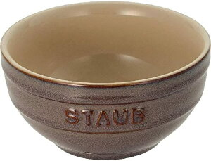 【日本代購】Staub 碗 仿古灰色 14釐米 陶瓷 碗 微波爐適用 Vintage Colors 40511-862