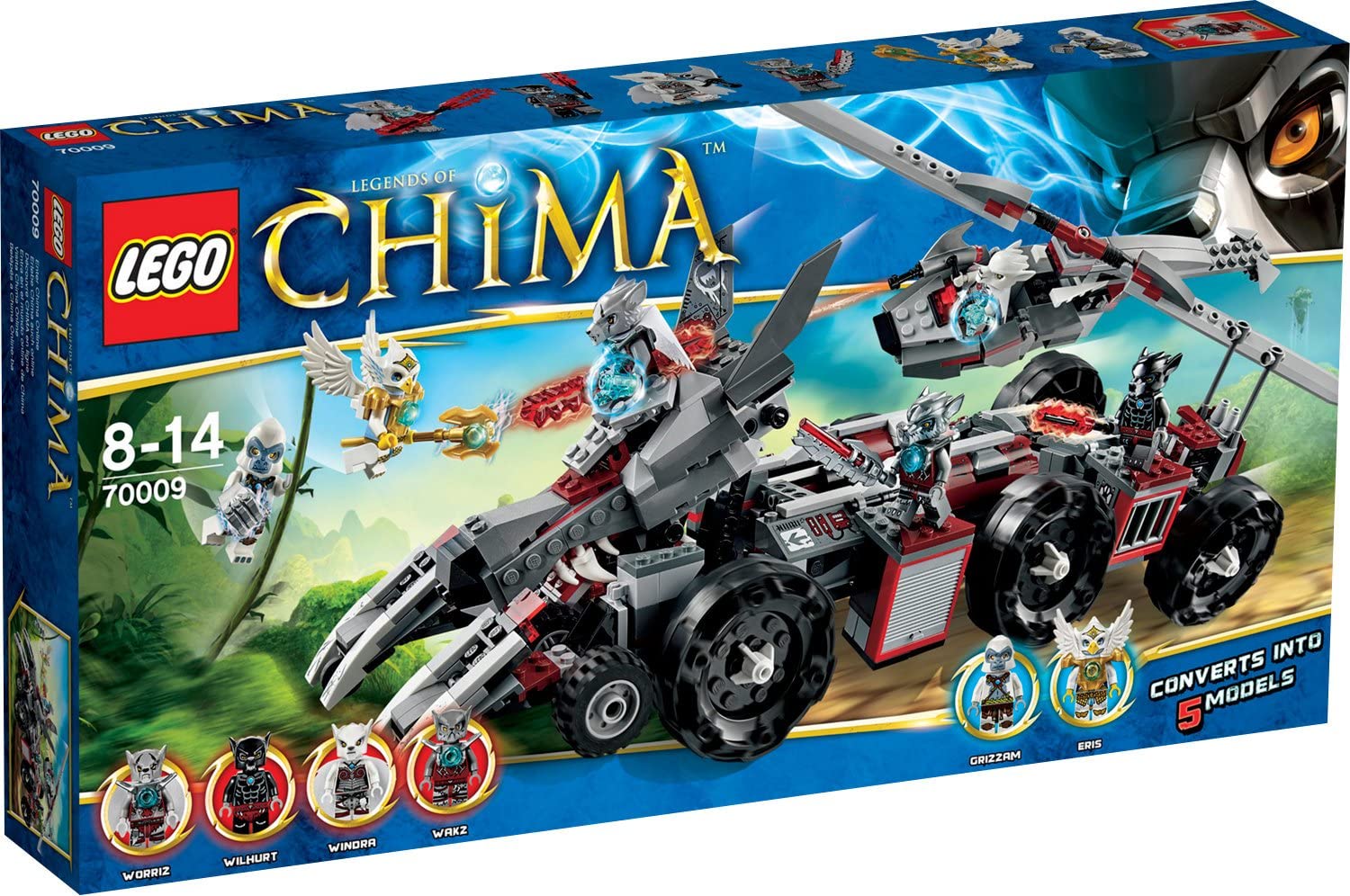 【折300+10%回饋】LEGO 樂高 Chima Warris的戰鬥戰車 稀有號 70009