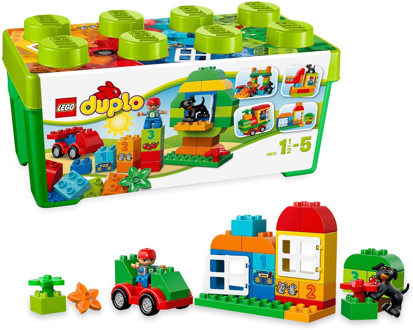 【折300+10%回饋】LEGO 樂高 Duplo 綠色的集裝箱豪華 10572