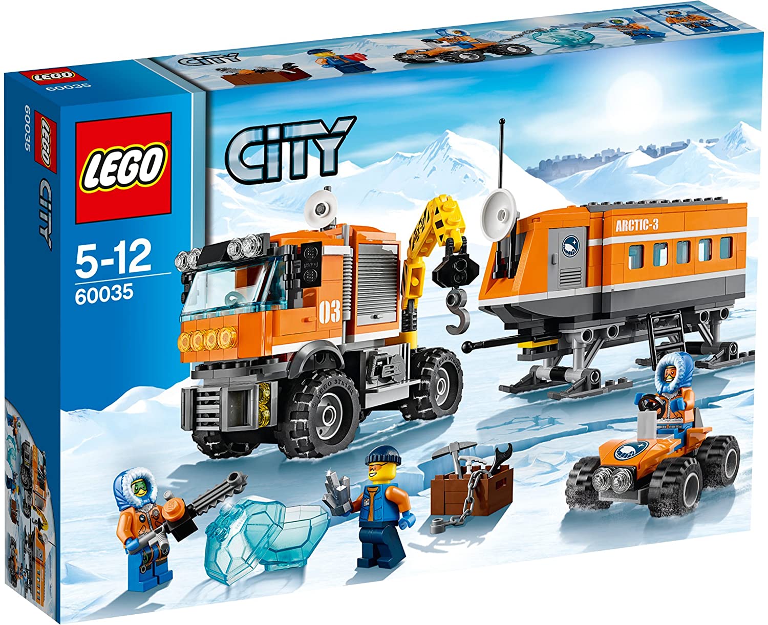 【折300+10%回饋】LEGO 樂高 拼插類玩具 City城市系列 北極考察站60035