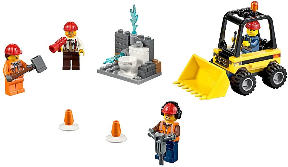 LEGO 樂高 拼插類玩具 City城市系列 城市建築工程入門套裝 60072