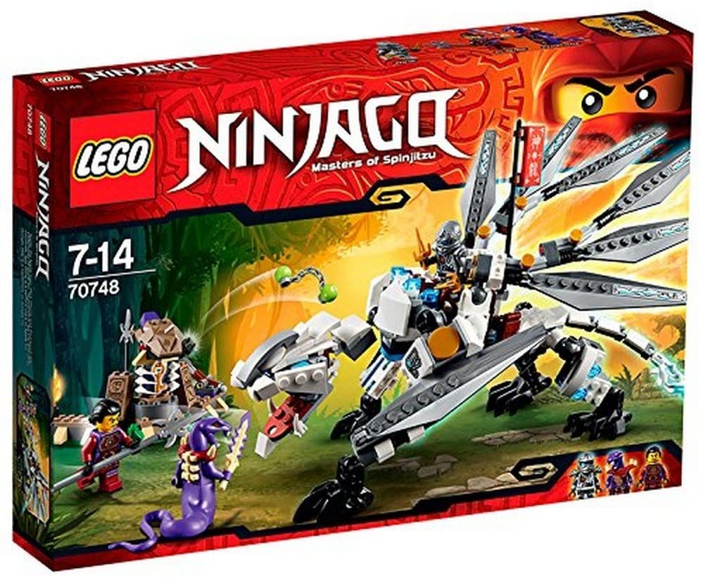 【折300+10%回饋】LEGO 樂高 拼插類玩具 Ninjago幻影忍者系列 鈦之神龍 70748