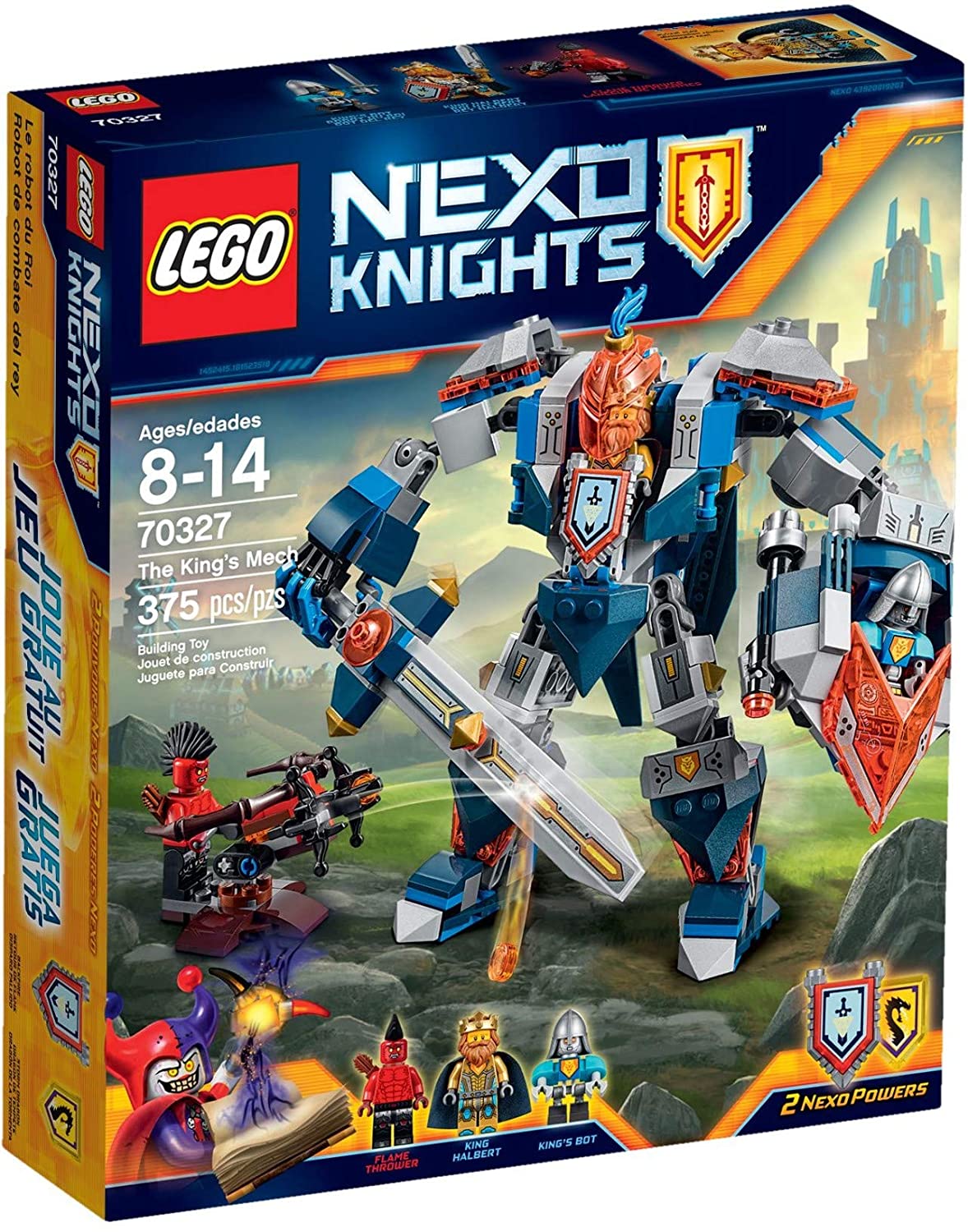 【折300+10%回饋】LEGO 樂高 NEXO Knights 哈爾巴特王的戰鬥機械 70327