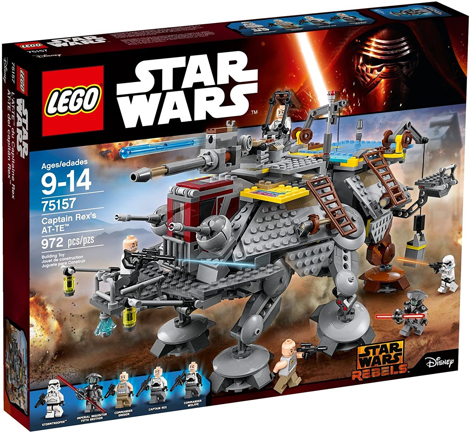 【折300+10%回饋】LEGO 樂高 星球大戰 美國隊長 AT-TE 75157