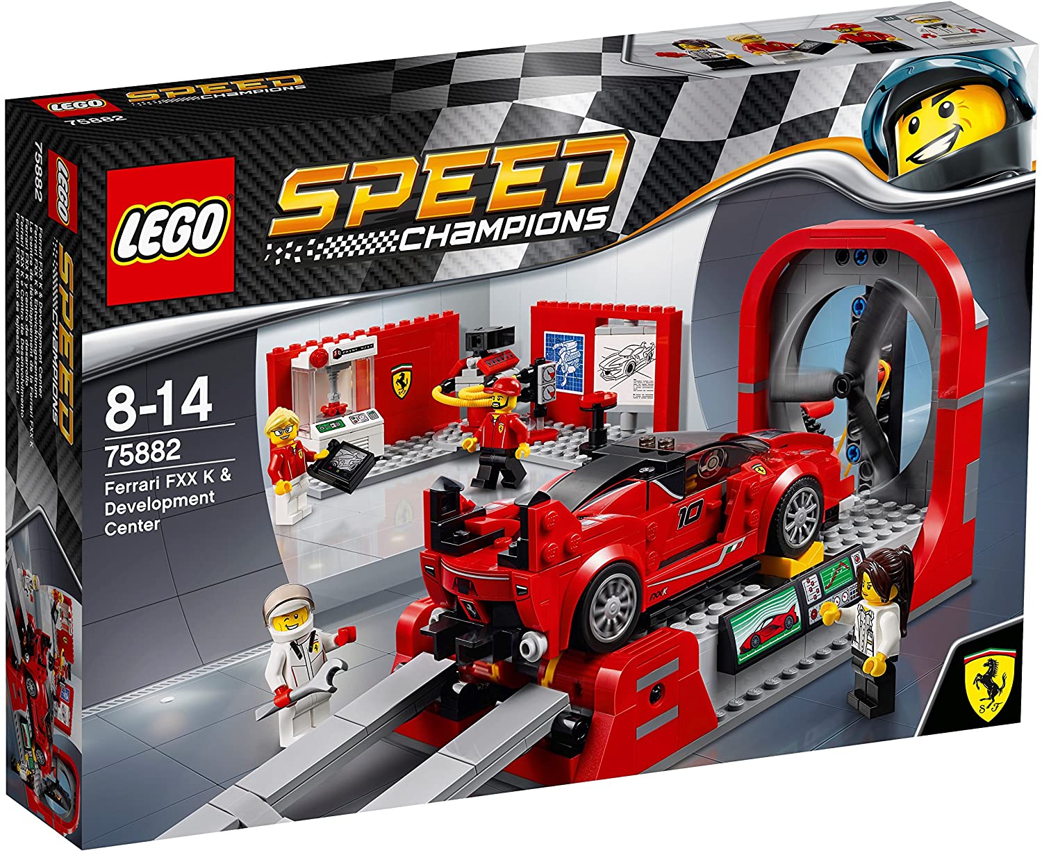 【折300+10%回饋】LEGO 樂高 Speed Champions 法拉利 FXX K & 測試中心 75882