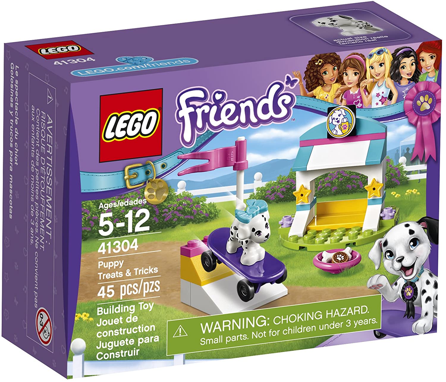 【折300+10%回饋】LEGO Friends Puppy Treats & Tricks 41304 Building Kit