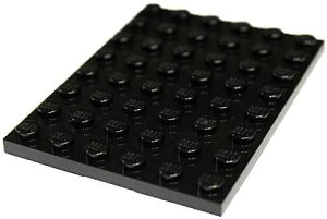 【折300+10%回饋】LEGO零件和塊:6x8 隔板 e. 50 Pieces 黑色 3036-Black-50