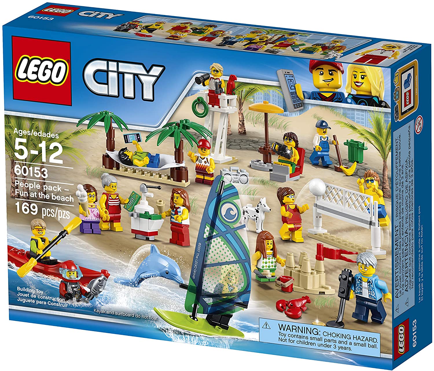 【折300+10%回饋】樂高 ( Lego ) 城市系列 ( R ) 城市的海灘60153