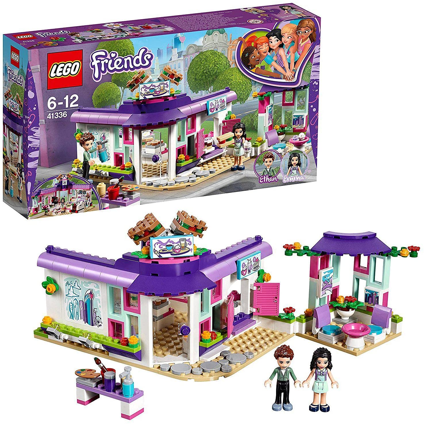 LEGO 樂高 好朋友系列 心湖的可愛藝術咖啡館 41336