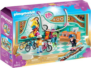 Playmobil Boutique de Skate et vélos, 9402