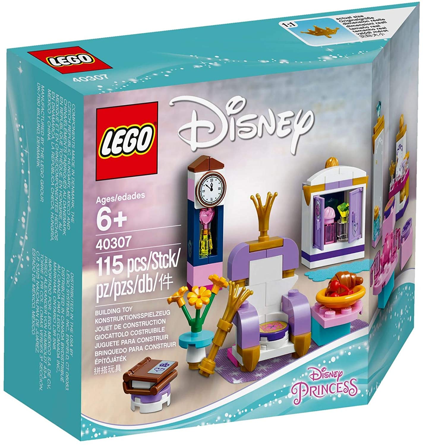 LEGO 樂高 40307 城堡城堡內部套裝 迪士尼公主