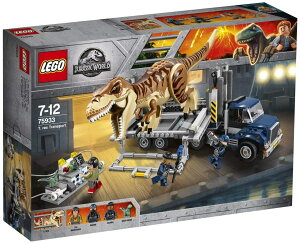 【折300+10%回饋】LEGO 樂高侏羅紀世界 T-Rex 運輸 75933 恐龍遊戲集與玩具卡車 609 件