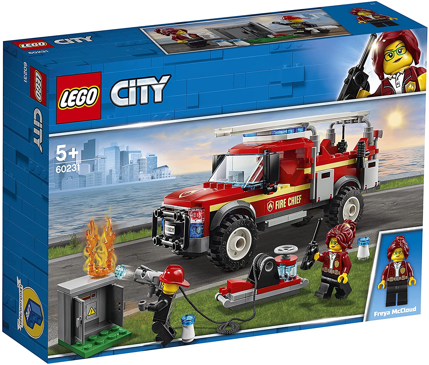 LEGO 樂高 城市系列 特快消防車 60231 積木玩具 男孩