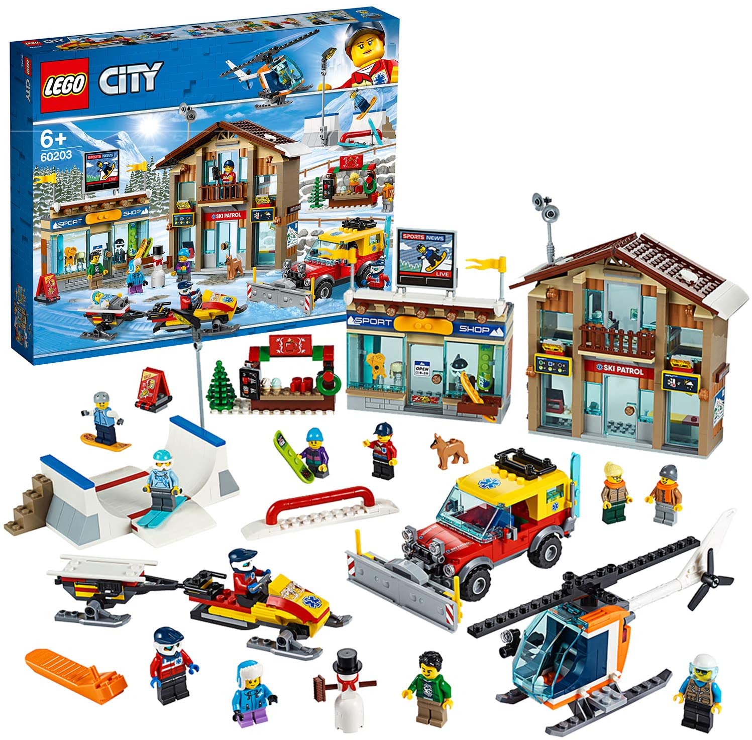 【折300+10%回饋】LEGO 樂高 城市系列 滑雪度假村 60203