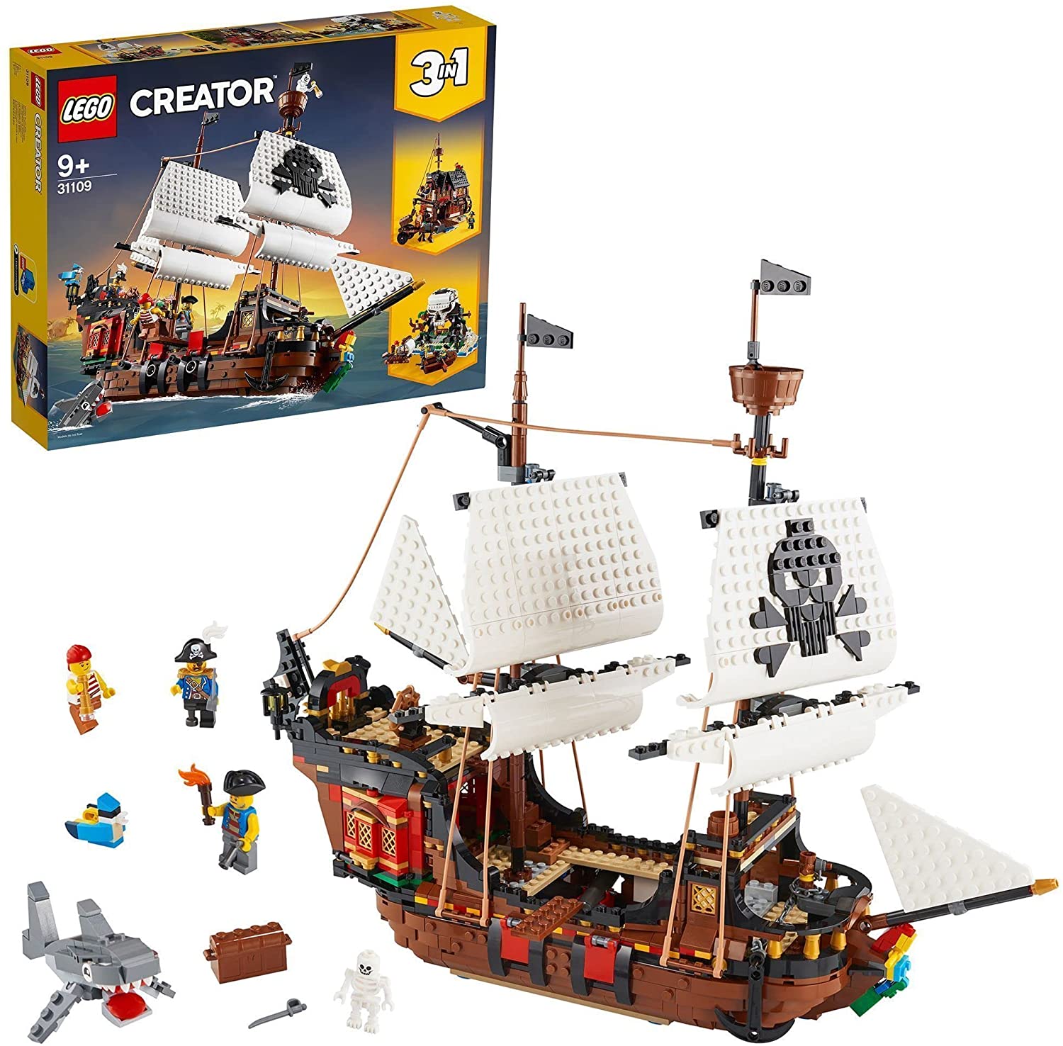 【折300+10%回饋】LEGO 樂高 Creator 海盜船 31109